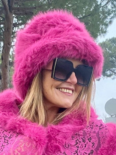 CAPPELLO TEDDY FUCSIA