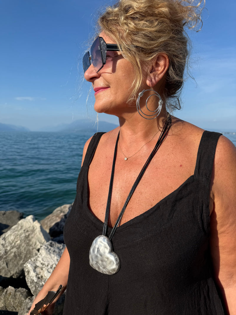 COLLANA CUORE ALLUMINIO