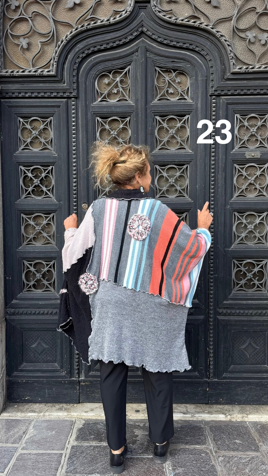 PONCHO/ BIG MAGLIONE MULTI