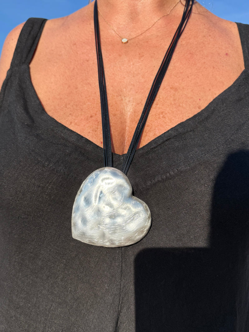 COLLANA CUORE ALLUMINIO