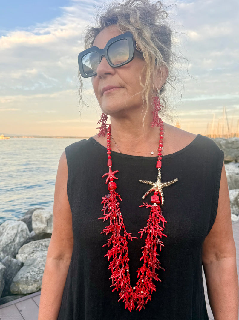 COLLANA ROSSA MARE