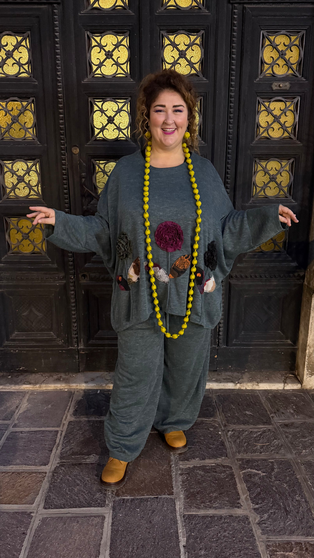 COMPLETO AGATA VERDE SMERALDO