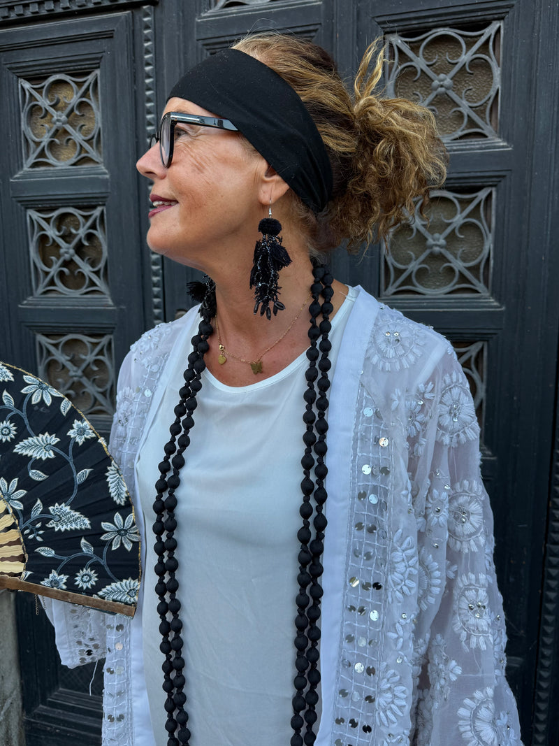 KIMONO BIANCO RICAMATO