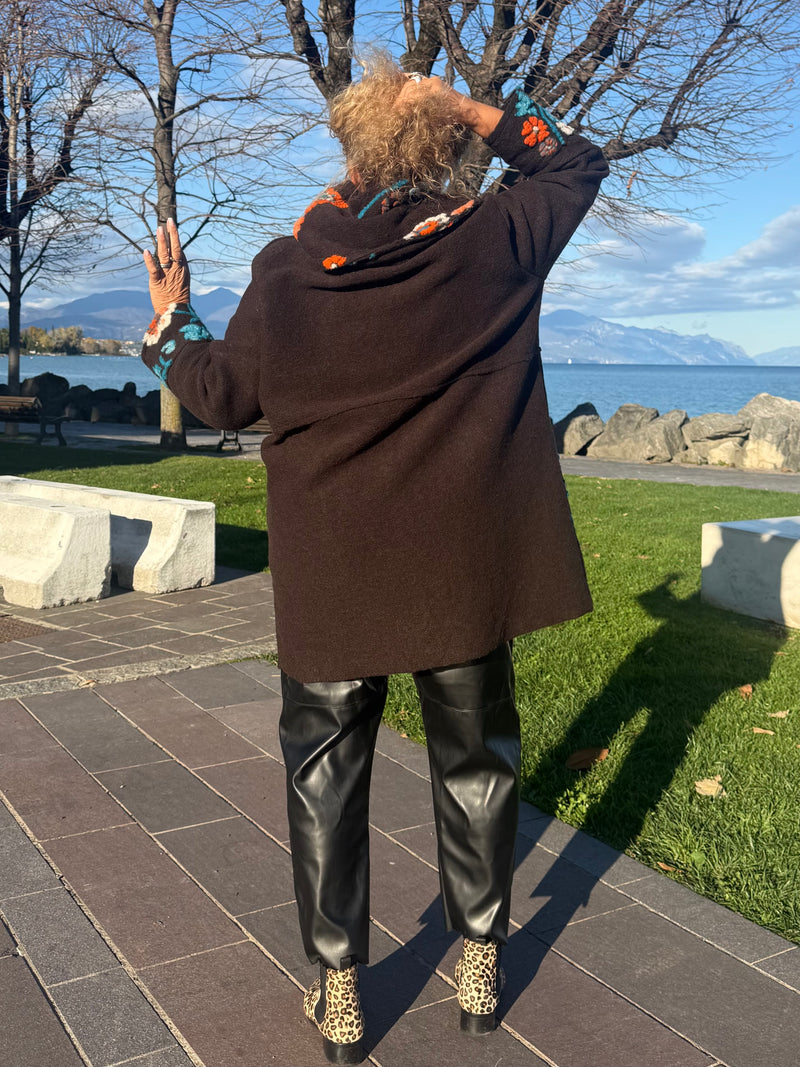 CAPPOTTO LEOPOLI CIOCCOLATO