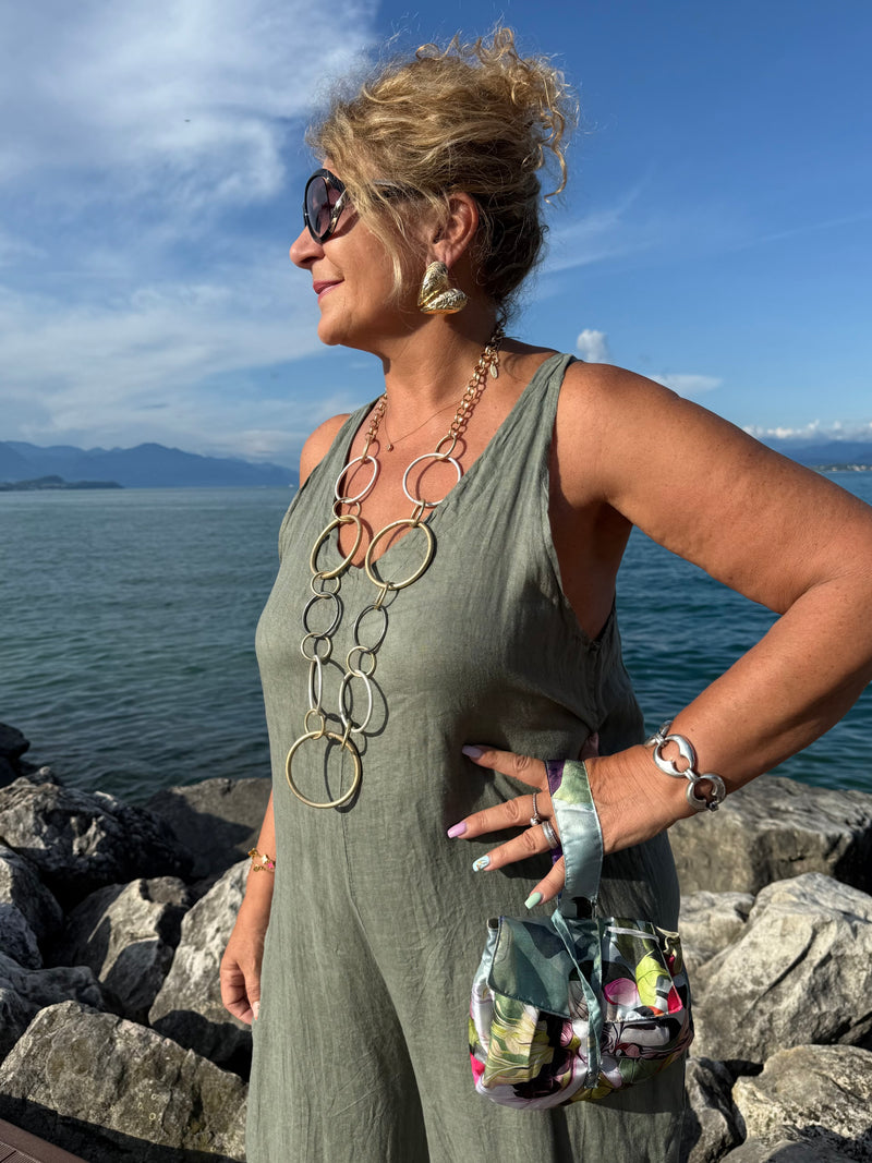 COLLANA ANELLI MULTICOLOR