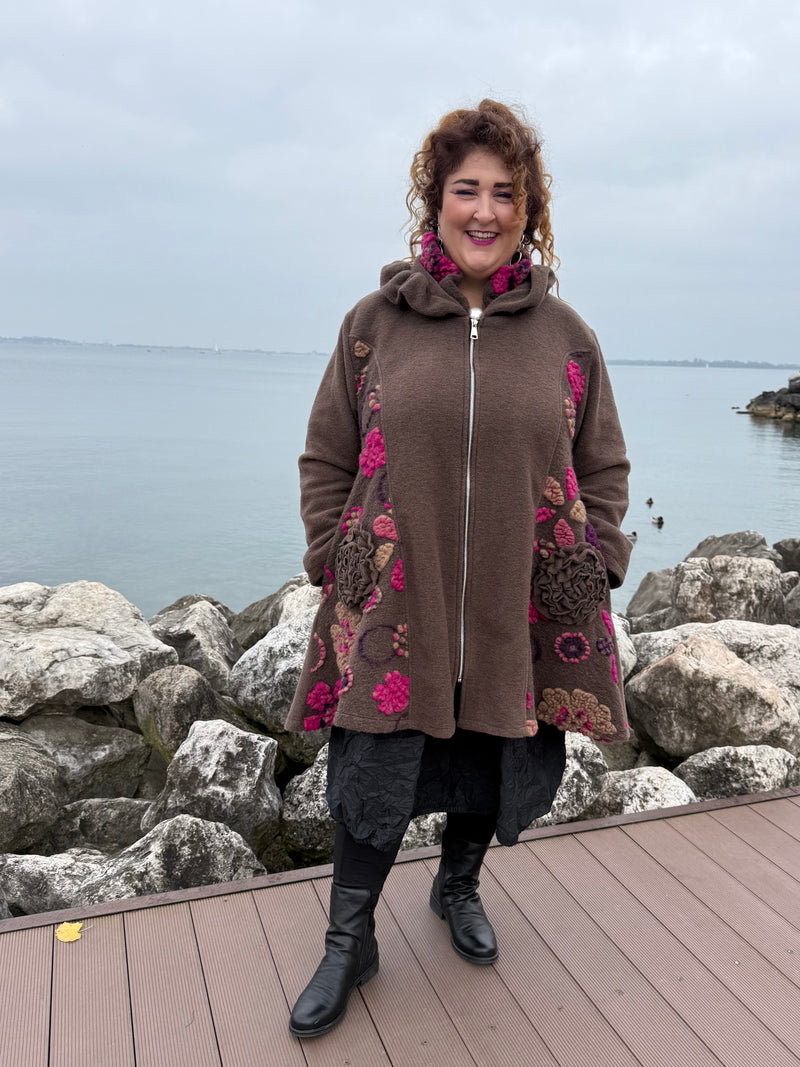 CAPPOTTO LANA COTTA KARLSTAD MARRONE