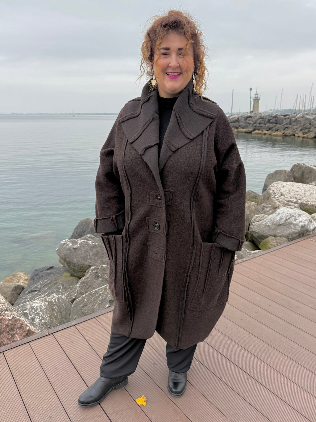 CAPPOTTO ETNIC CIOCCOLATO