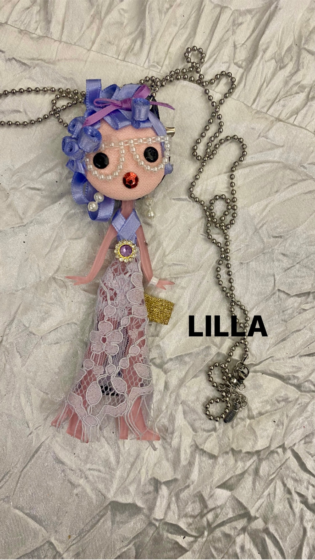 COLLANA E/ O SPILLA LILLA