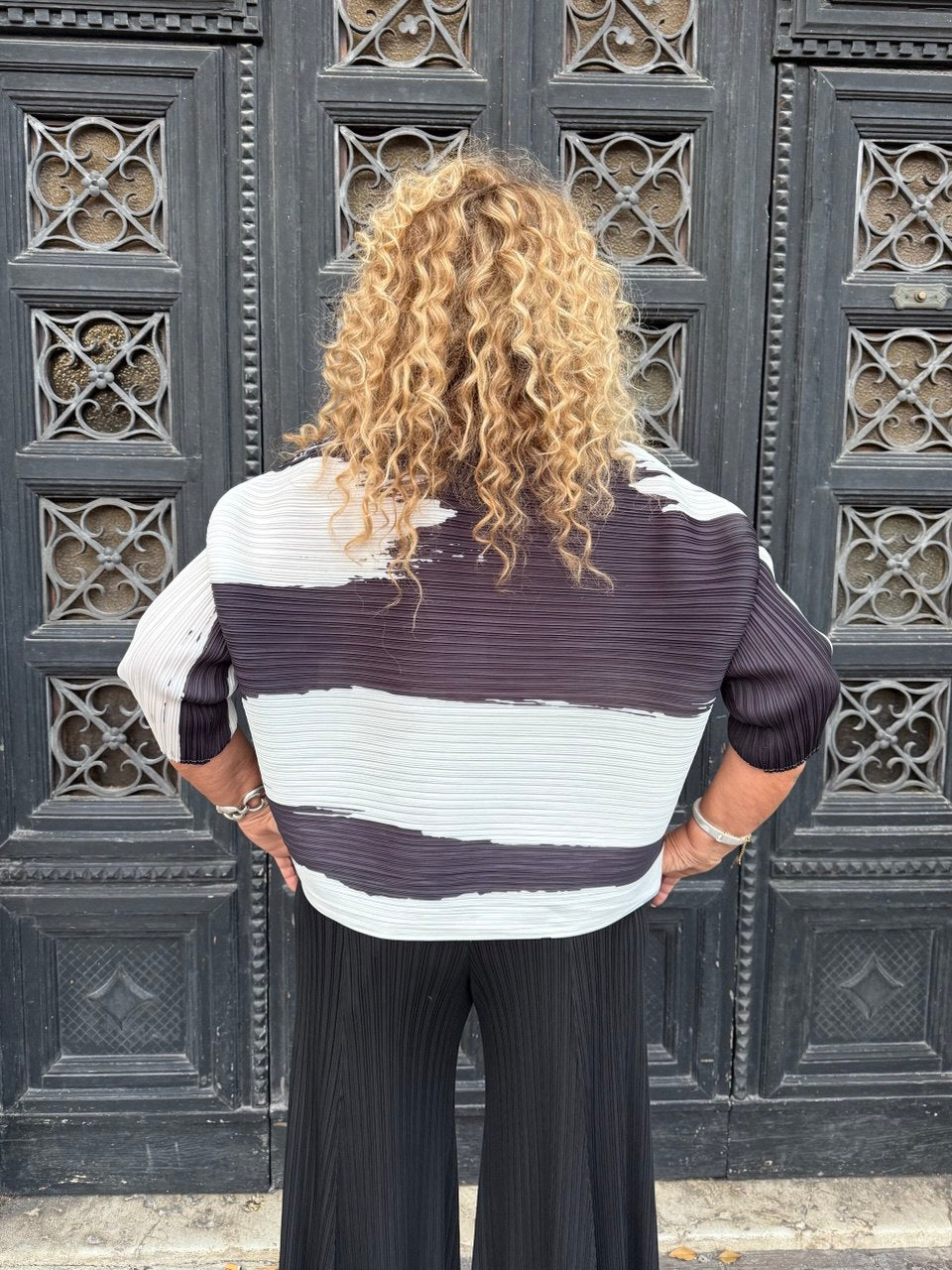 CAMICIA PLISSE CON TASCHE