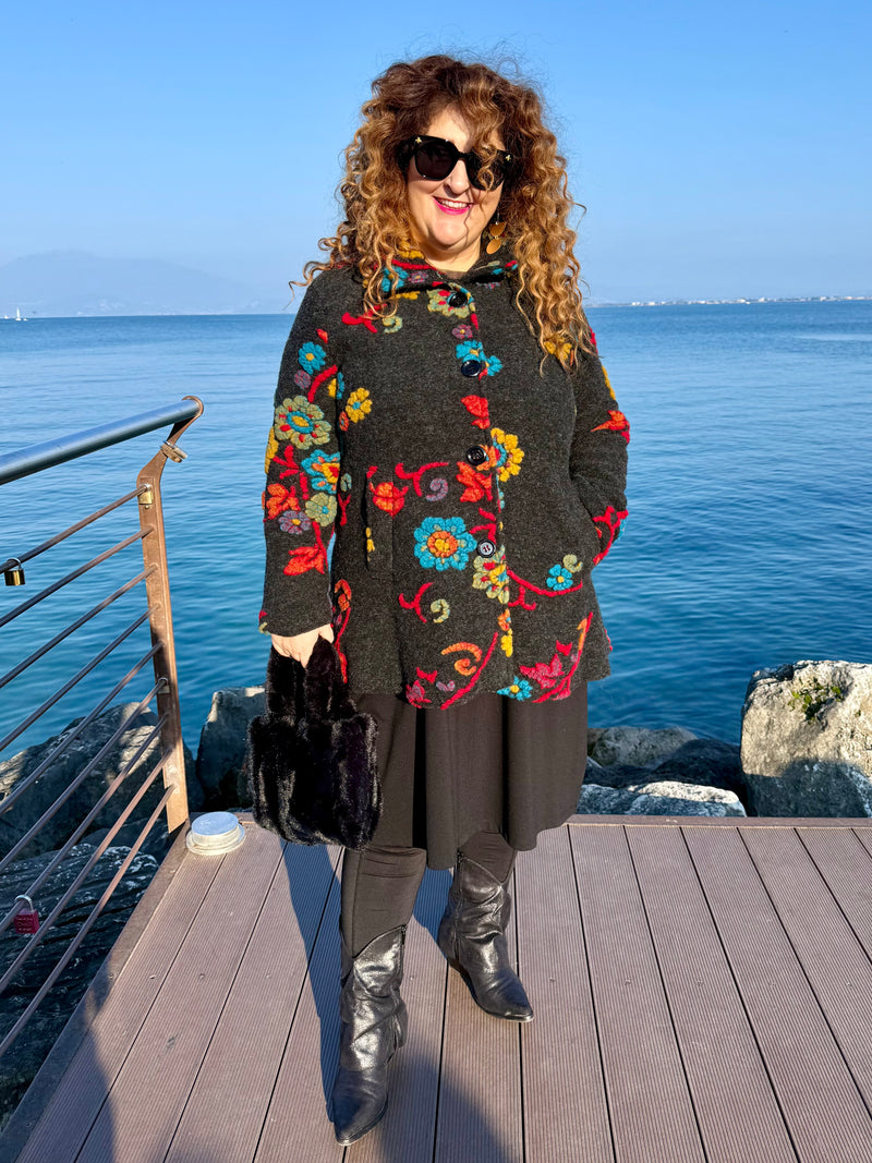 GIACCA LUNGA DORIS GRIGIA