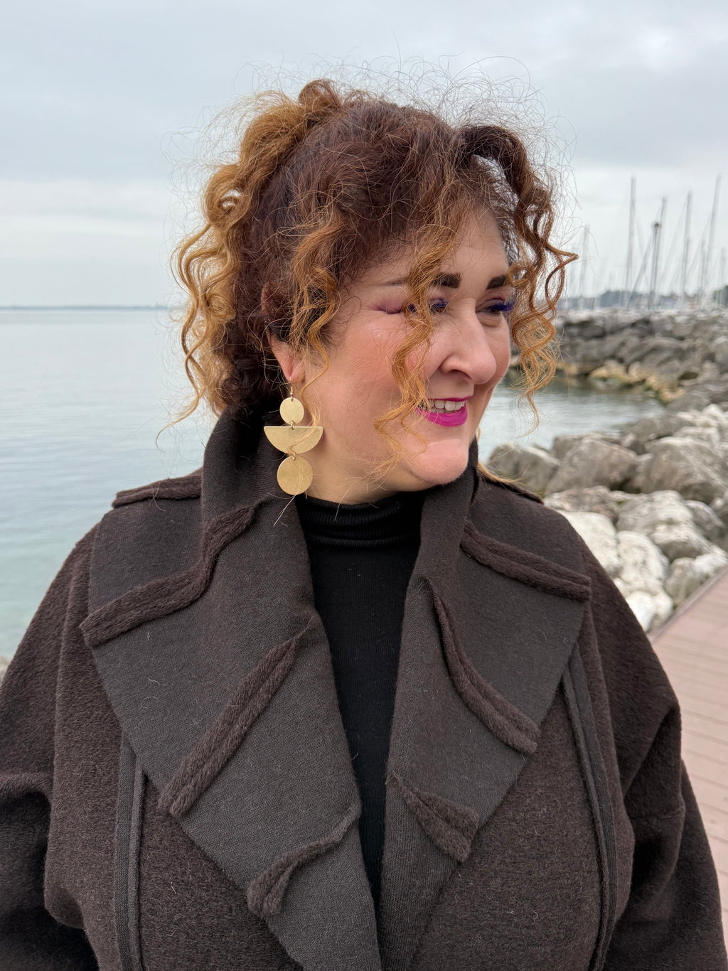 CAPPOTTO ETNIC CIOCCOLATO