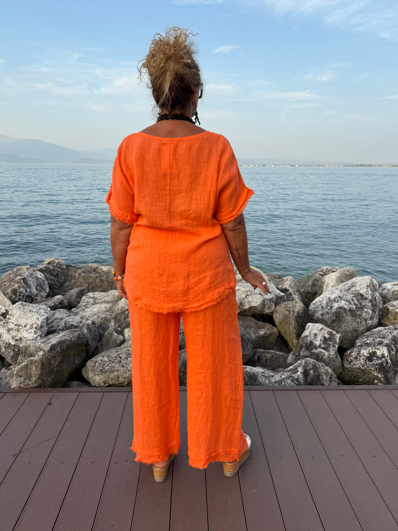 COMPLETO LINO ORANGE SISTERS