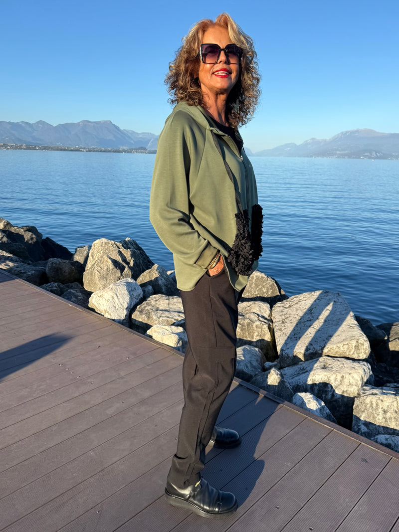 PANTALONE CARGO NERO