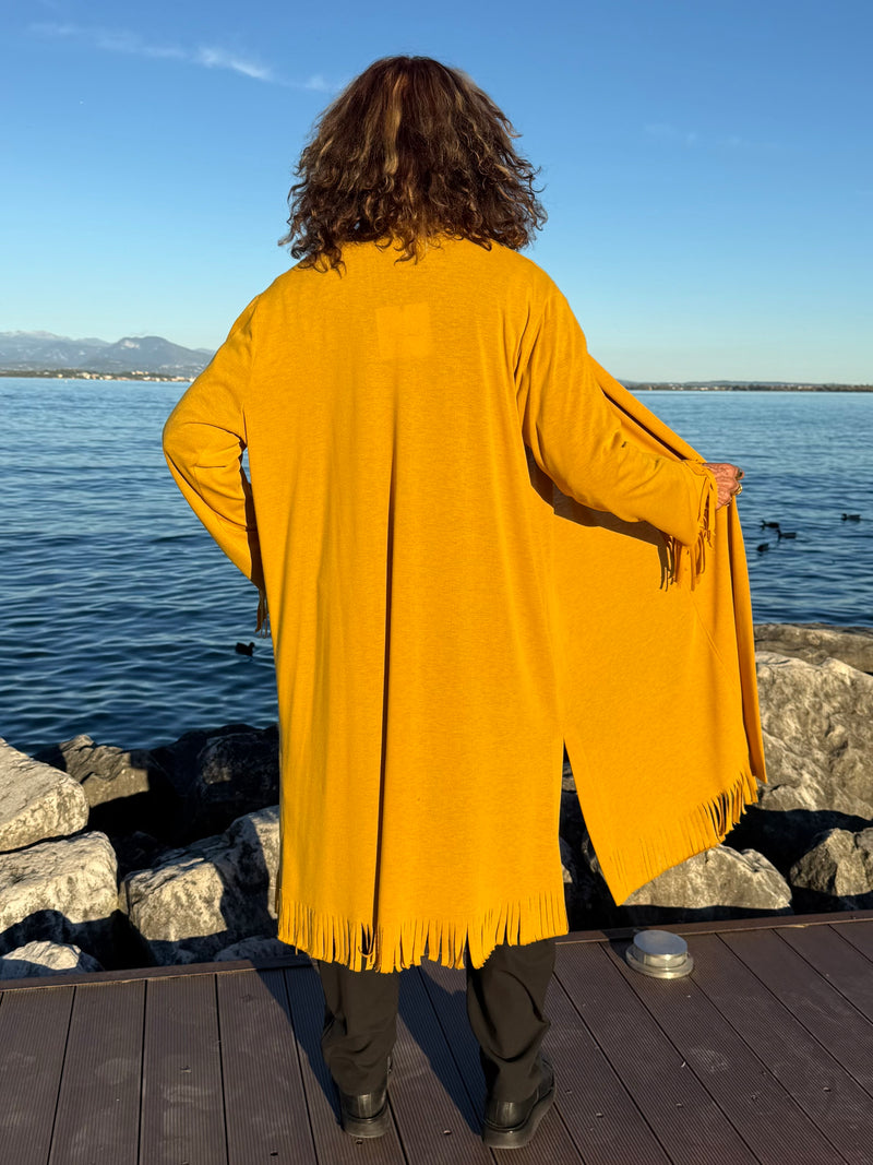 CARDIGAN HOLIDAY SENAPE