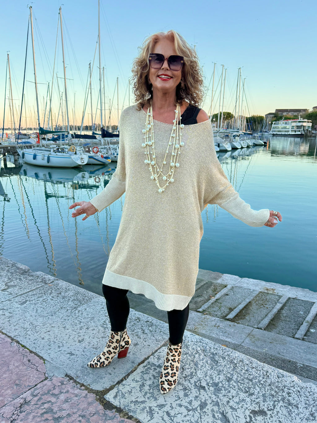 ABITONE /BLUSA DORATA