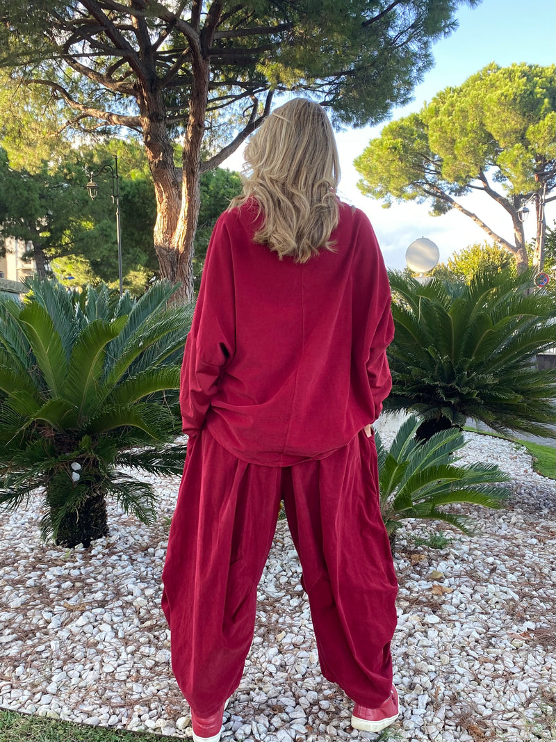 COMPLETO AGATA ROSSO