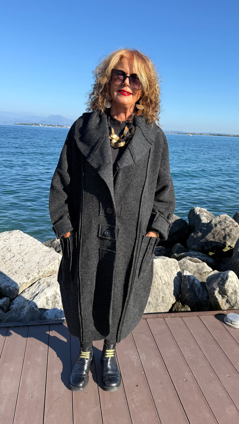 CAPPOTTO ETNIC ANTRACITE