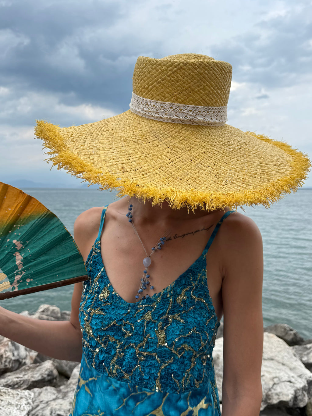 CAPPELLO IN PAGLIA GIALLO