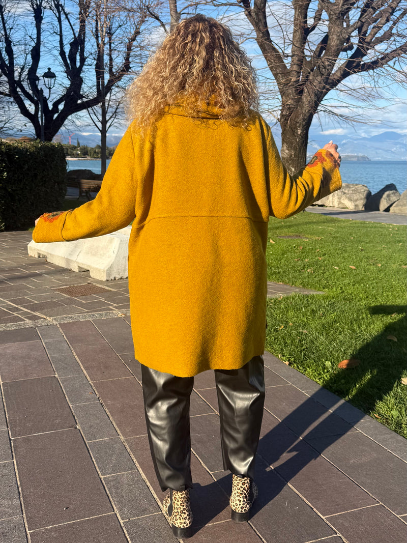 CAPPOTTO LEOPOLI MOSTARDA