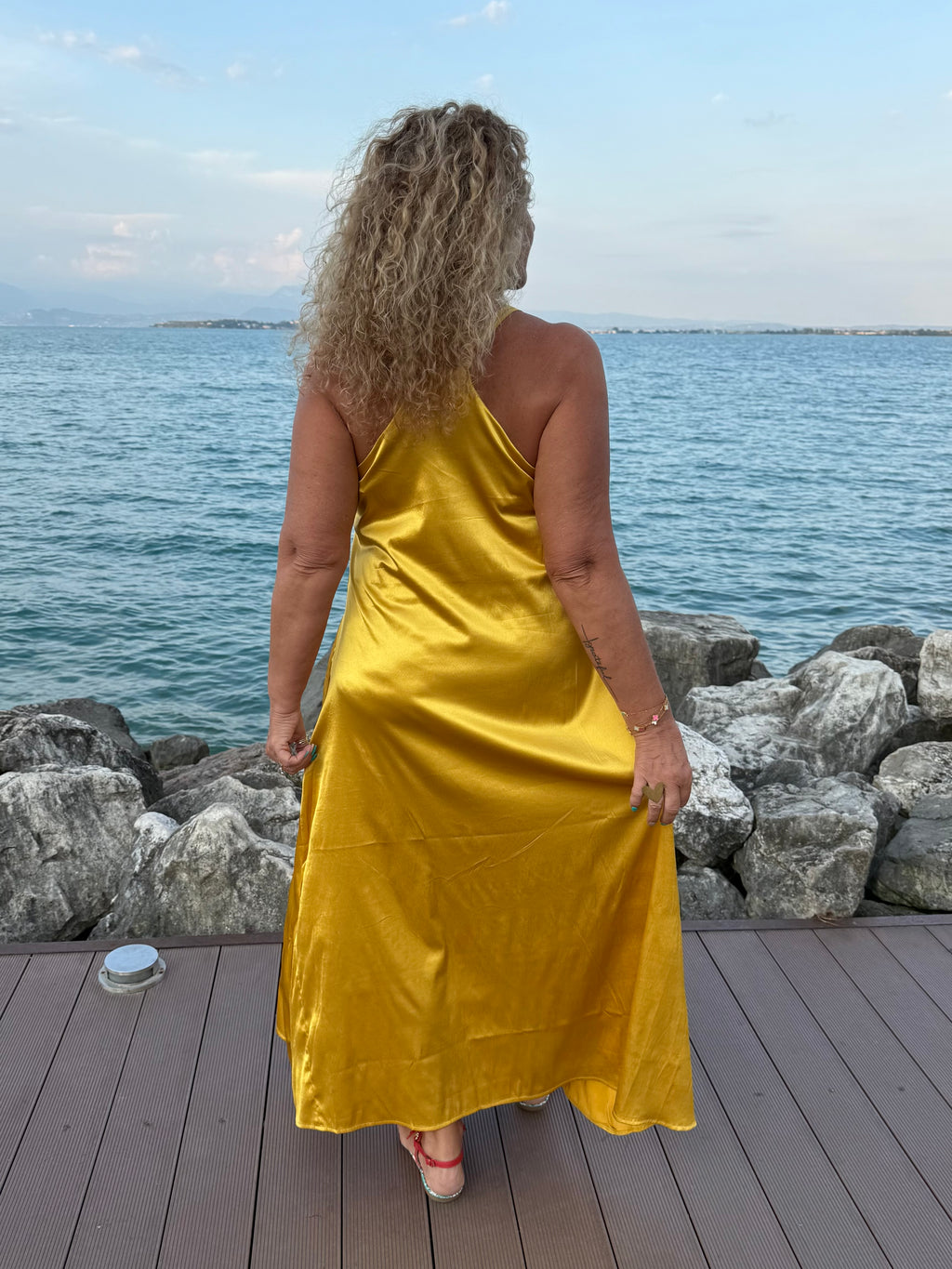 ABITO VOGATORE SENAPE LISCIO