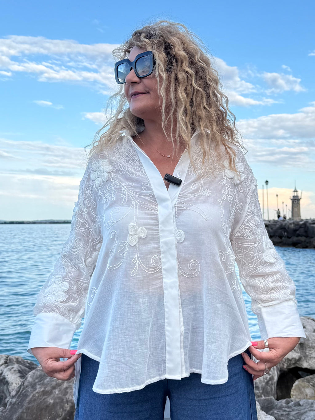 CAMICIA BIANCA ROMANTICA