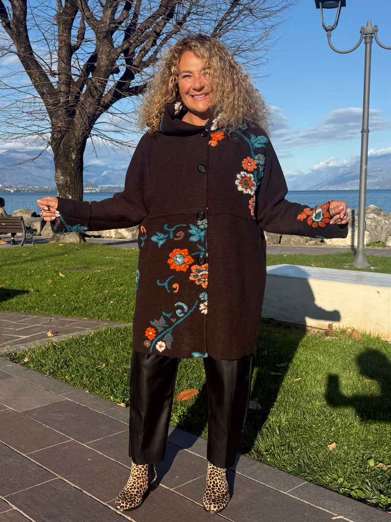 CAPPOTTO ETNIC CIOCCOLATO