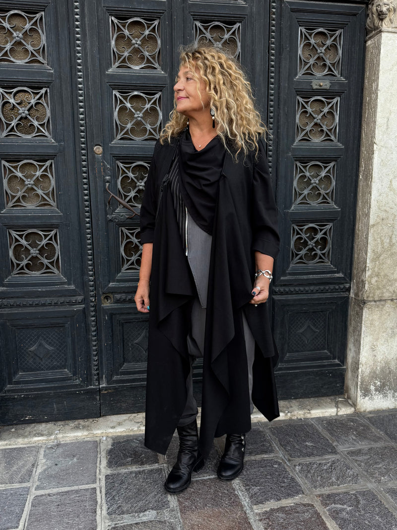 GILLET LUNGO ASIMMETRICO