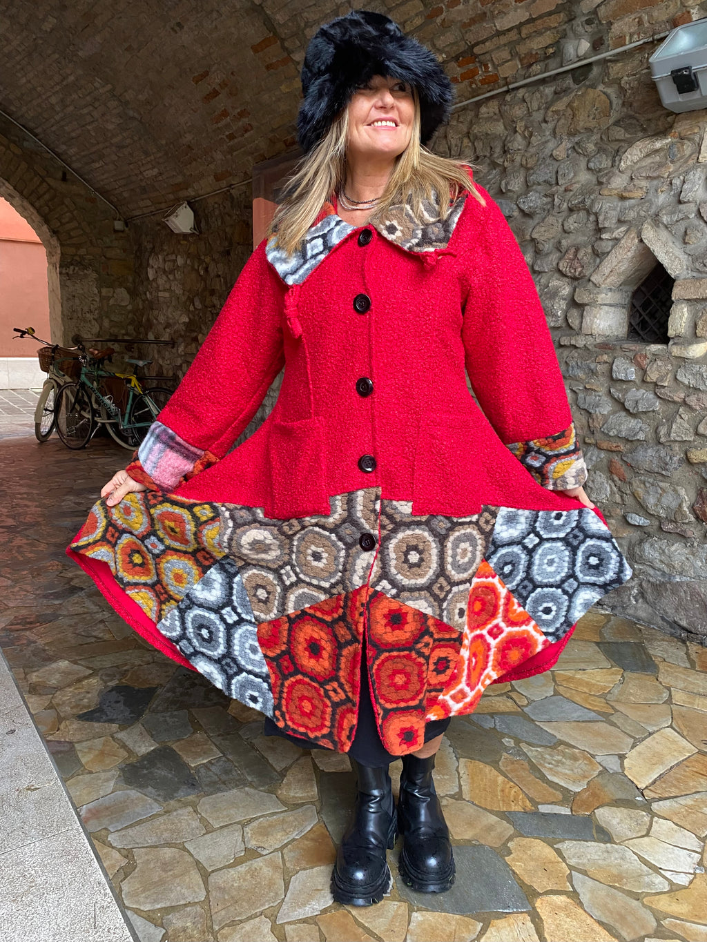 Cappotto Kalmar ROSSO