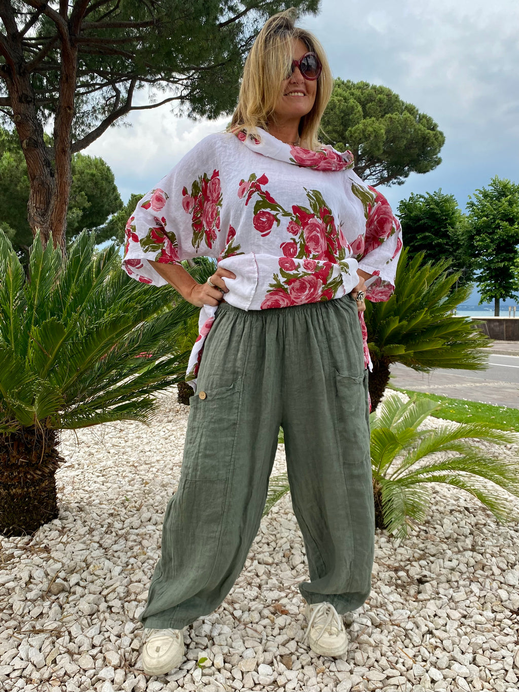 Pantaloni NOA verde