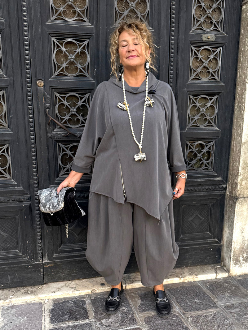 BLUSA/ CASACCA NIRA GRIGIA
