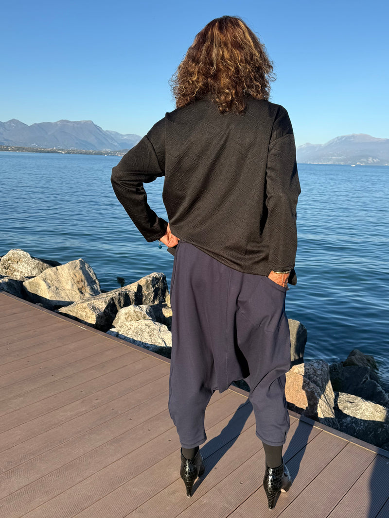 Pantalone cavallo basso