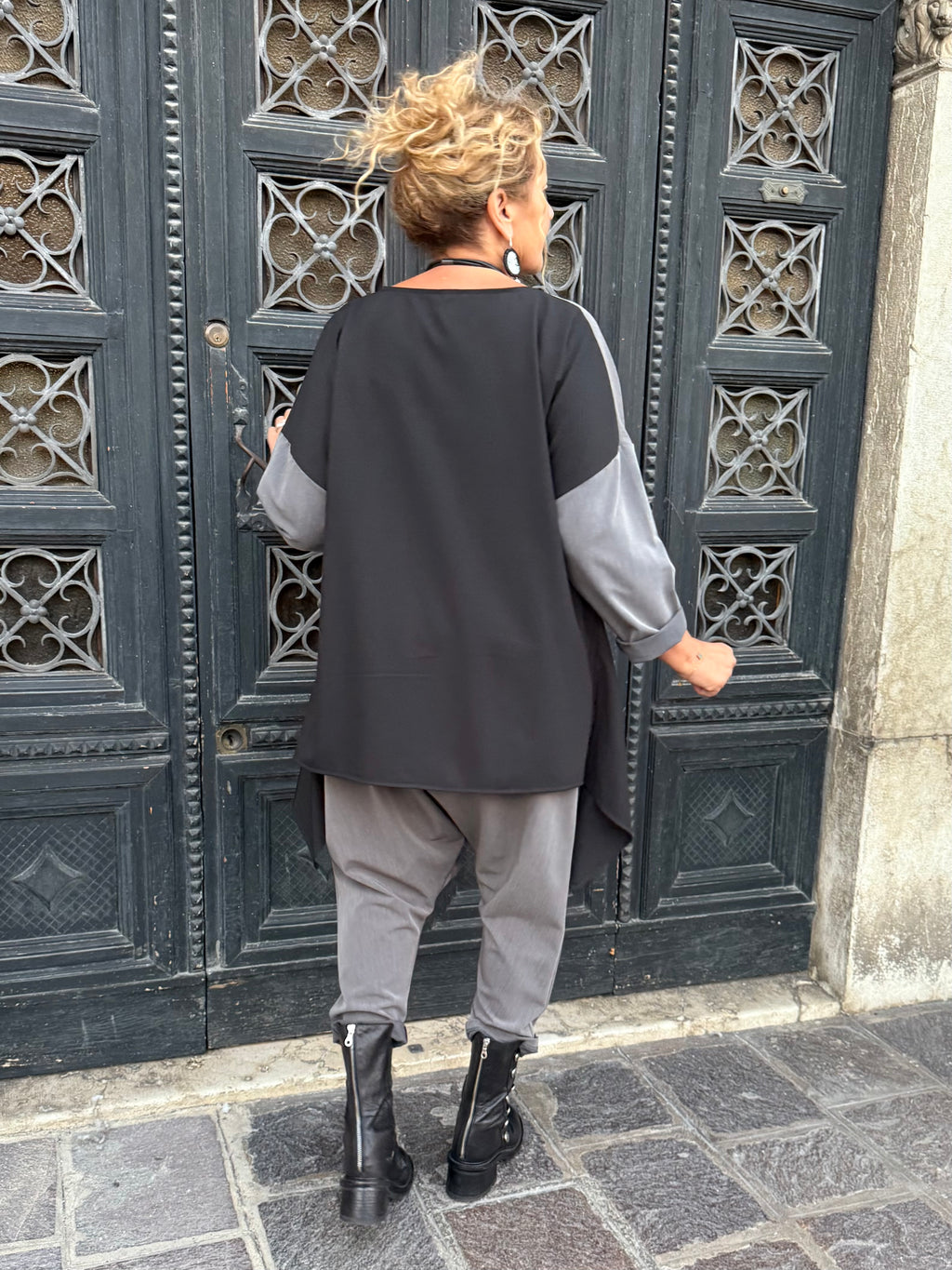 PANTALONI HORSE GRIGI