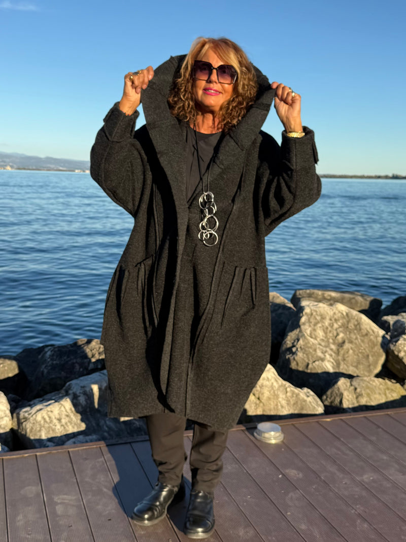 CAPPOTTO ETNIC ANTRACITE