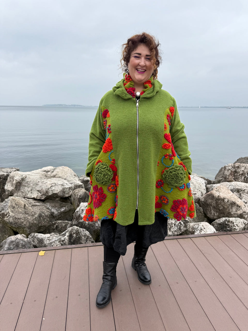 CAPPOTTO LANA COTTA KARLSTAD LIME