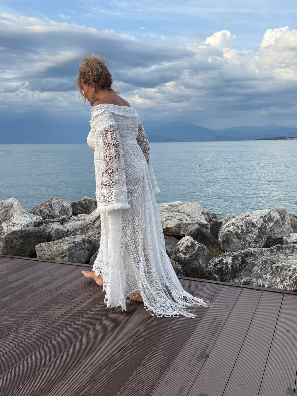 ABITO BIANCO BOHO CHIC