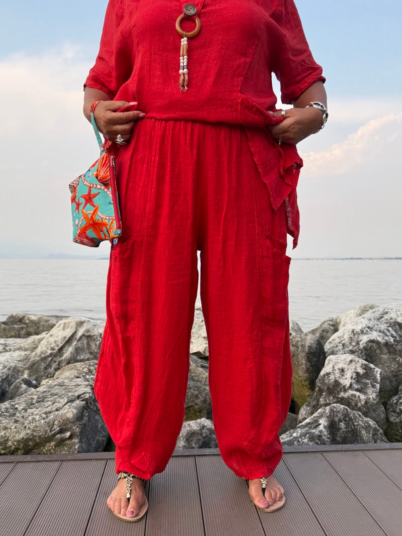 PANTALONI NOA TWIN ROSSI LINO