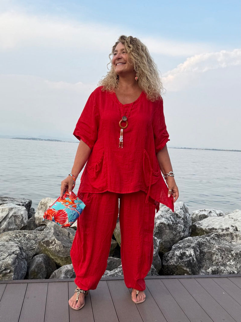 PANTALONI NOA TWIN ROSSI LINO