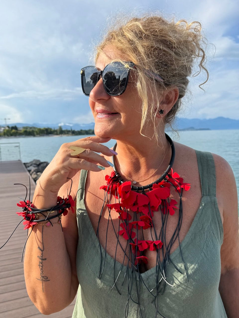 COLLANA PROPILENE FIORI