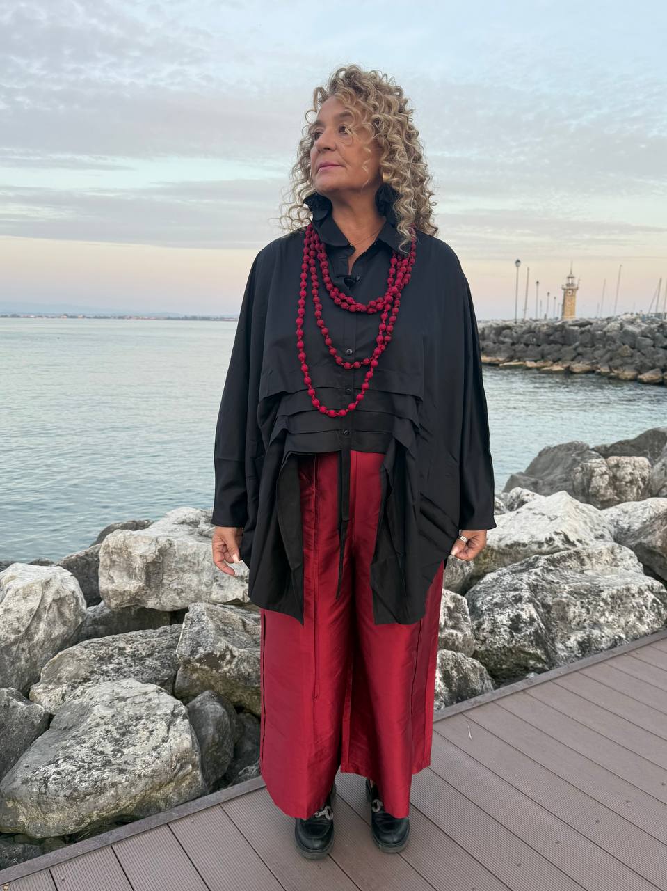 PANTALONE ROSSO ORIENTE
