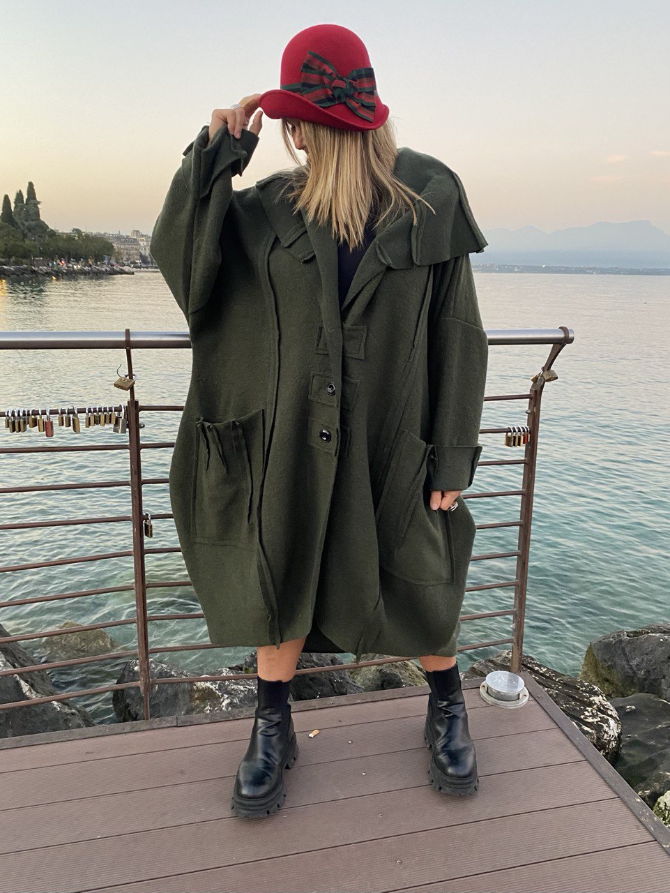 CAPPOTTO ETNIC VERDE MILITARE