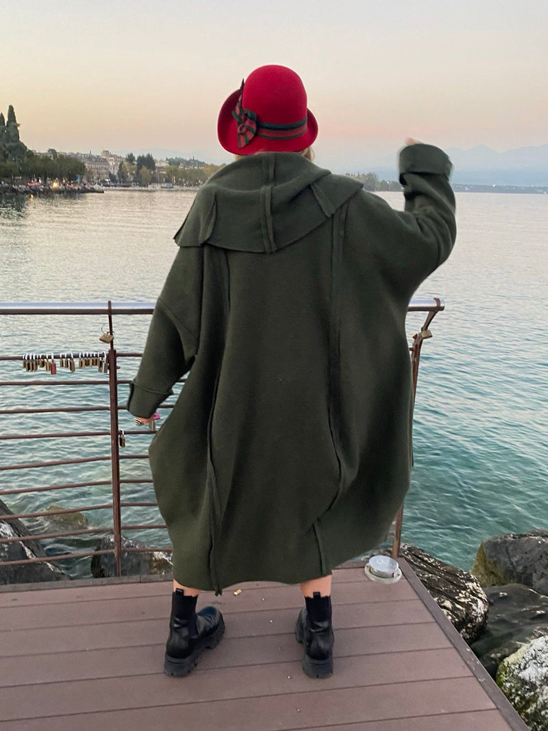 CAPPOTTO ETNIC VERDE MILITARE