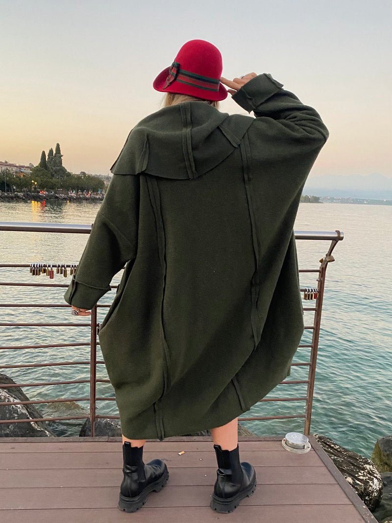 CAPPOTTO ETNIC VERDE MILITARE