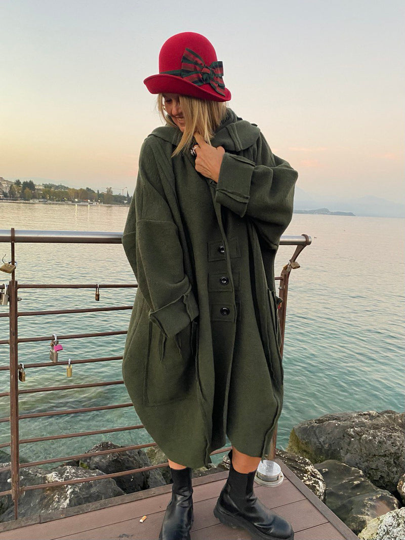 CAPPOTTO ETNIC VERDE MILITARE