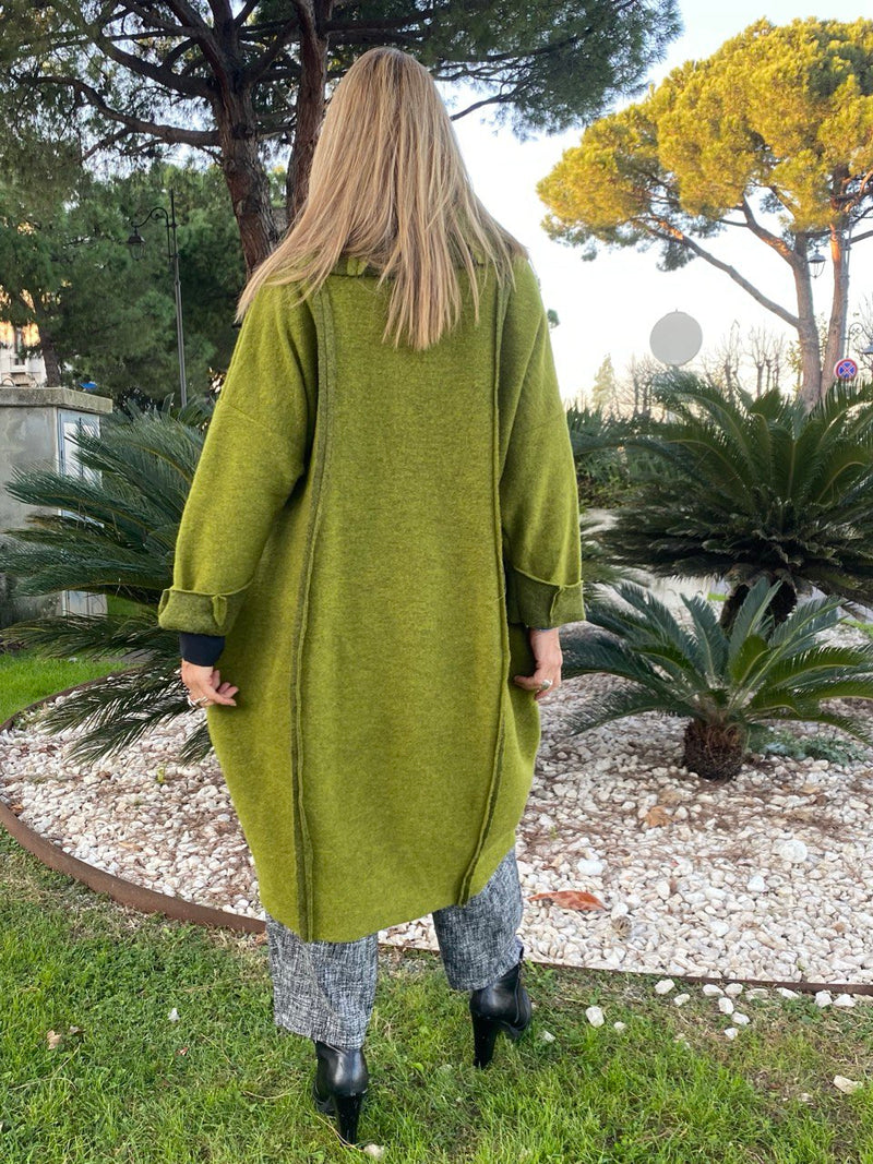 CAPPOTTO ETNIC VERDE LIME