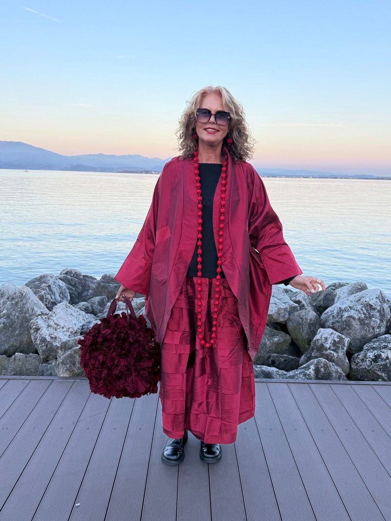 SPOLVERINO AMPIO ROSSO ORIENTE