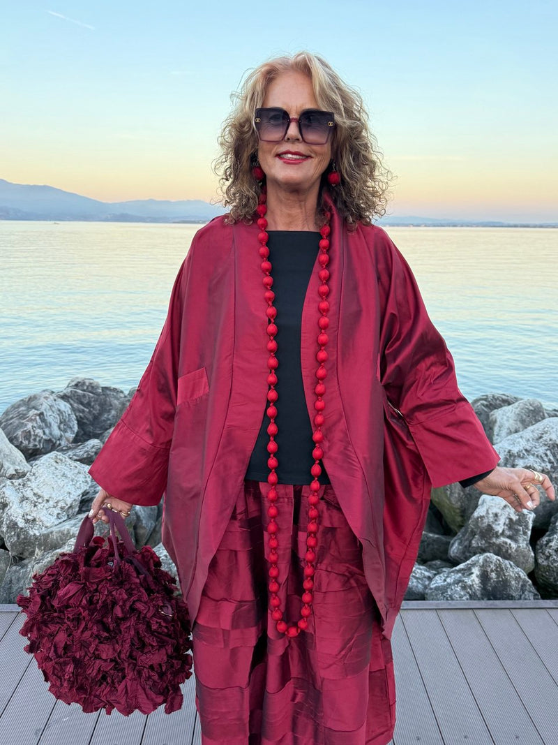 SPOLVERINO AMPIO ROSSO ORIENTE