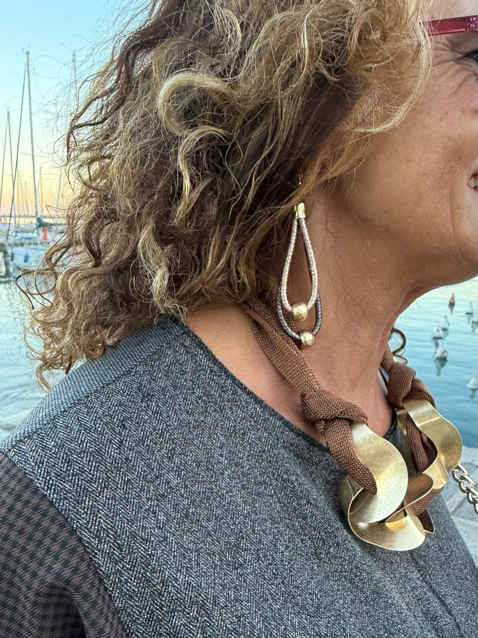 COLLANA AD INTRECCIO RUGGINE