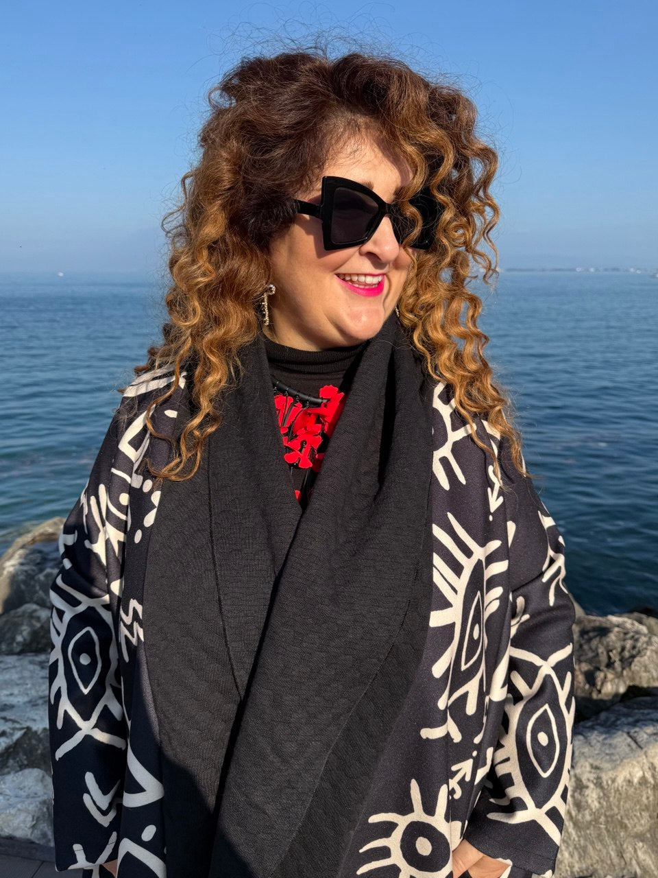 GIACCA WANDA BIANCA E NERA