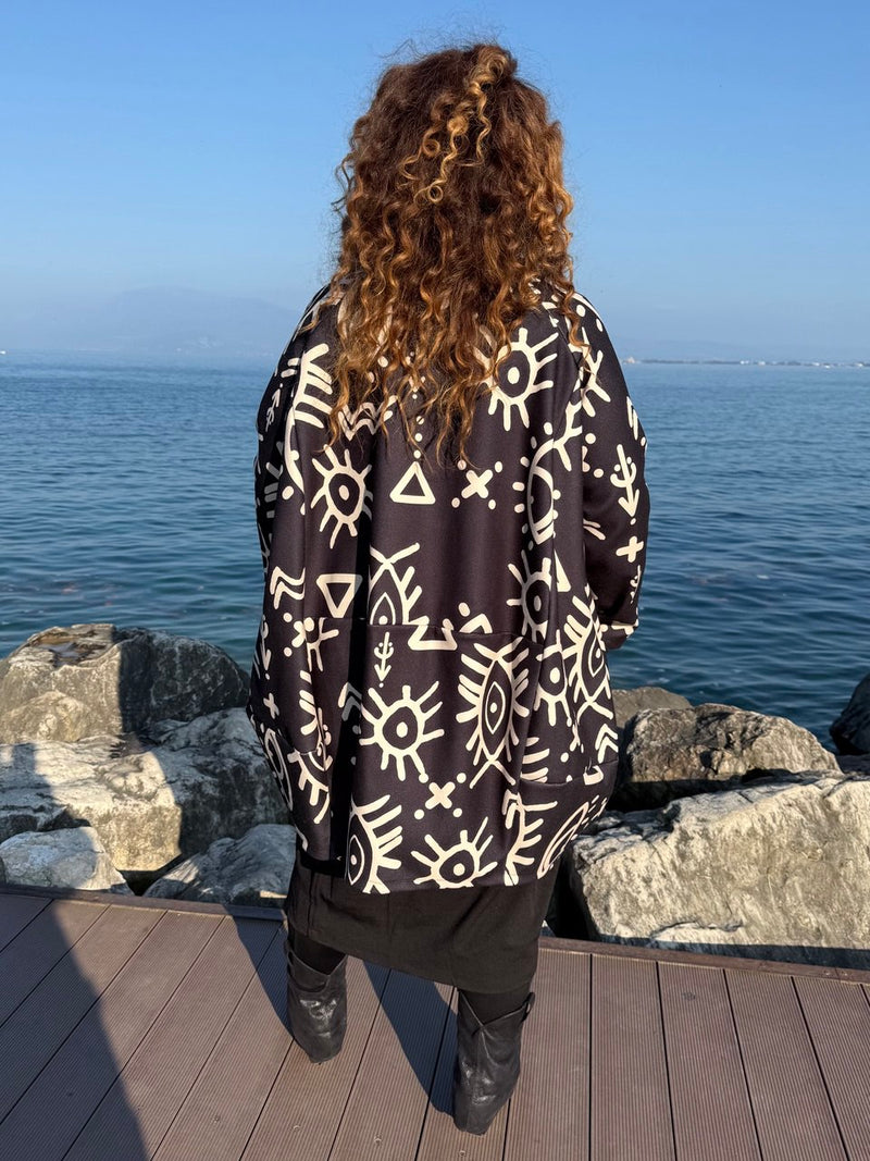 GIACCA WANDA BIANCA E NERA