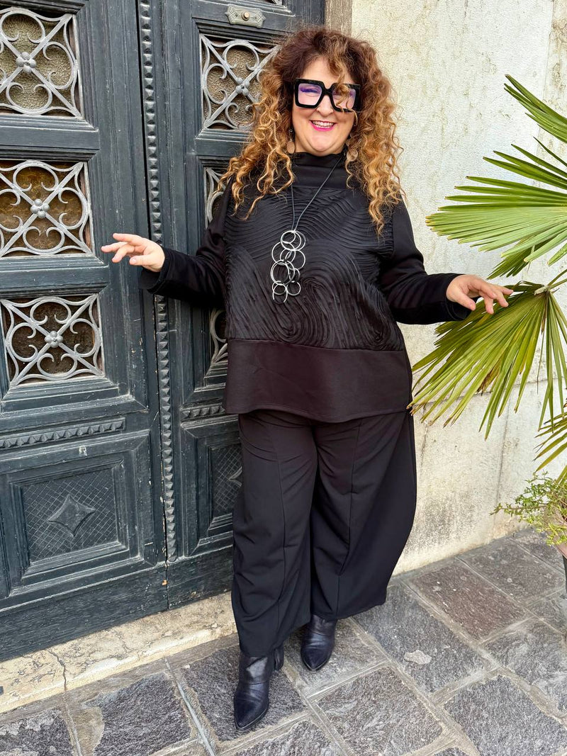 COMPLETO GEOMETRIE NERO